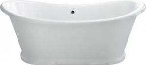 Casa Padrino Badewanne Badewanne freistehend 1800mm BAdm180 - Freistehende Retro Antik Badewanne