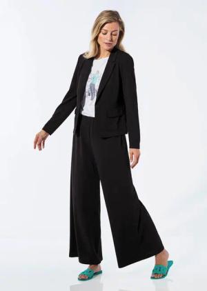 Jersey-Blazer - schwarz - Gr. 19 von Goldner Fashion