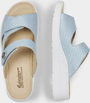 Pantolette mit wohltunender Kräutereinlage - hellblau - Gr. 36 von Goldner Fashion