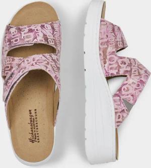 Pantolette mit wohltunender Kräutereinlage - pink / weiß - Gr. 42 von Goldner Fashion