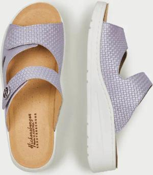 Pantolette mit wohltunender Kräutereinlage - flieder - Gr. 38 von Goldner Fashion