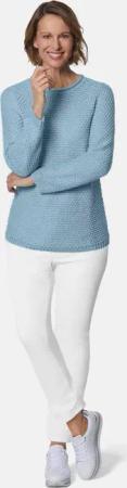 Pullover mit schönem Ajourmuster - mint - Gr. 24 von Goldner Fashion