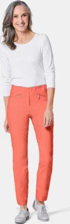 Bengalinhose LOUISA mit Reißverschlusstaschen - orange - Gr. 26 von Goldner Fashion