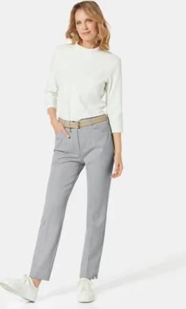 Bauchweghose Adelina by Scheiter - grau - Gr. 38 von Goldner Fashion