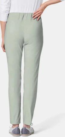 Bengalinhose LOUISA mit Reißverschlusstaschen - graugrün - Gr. 205 von Goldner Fashion