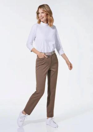 Bauchweghose Adelina by Scheiter - taupe - Gr. 195 von Goldner Fashion