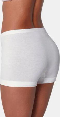 Trageangenehmer Baumwoll-Pagenschlüpfer im 2er-Pack - weiß - Gr. 54 von Goldner Fashion