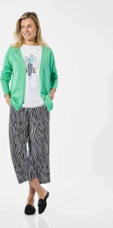 Cardigan - hellgrün - Gr. 40 von Goldner Fashion
