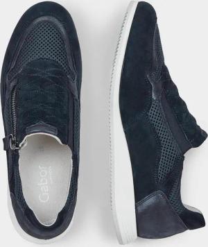 Slipper mit komfortablem Reißverschluss - marine - Gr. 41,5 von Goldner Fashion