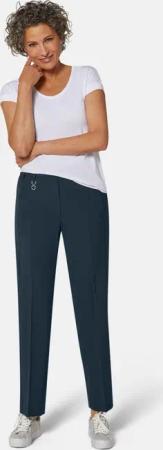 Trevira-Schurwollhose CARLA - marine - Gr. 225 von Goldner Fashion