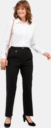 Trevira-Schurwollschlupfhose - schwarz - Gr. 27 von Goldner Fashion