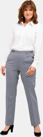 Trevira-Schurwollschlupfhose - grau / melange - Gr. 275 von Goldner Fashion