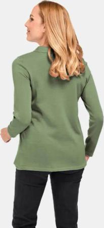 Unkomplizierter Pullover mit Polokragen - graugrün - Gr. 23 von Goldner Fashion