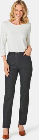 Schlupfjeans CARLA mit Glitzersteinen - schwarz - Gr. 215 von Goldner Fashion