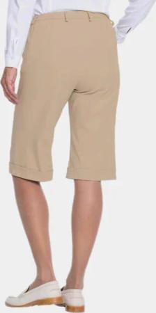 Sportliche Bermuda-Jeanshose - beige - Gr. 56 von Goldner Fashion