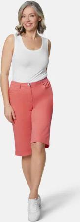 Sportliche Bermuda-Jeanshose - pfirsich - Gr. 42 von Goldner Fashion