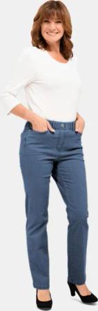 Jeansschlupfhose - hellblau - Gr. 40 von Goldner Fashion