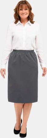 Knitterfreier Reiseschlupfrock - anthrazit - Gr. 20 von Goldner Fashion