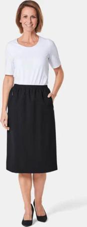 Knitterfreier Reiseschlupfrock - schwarz - Gr. 50 von Goldner Fashion
