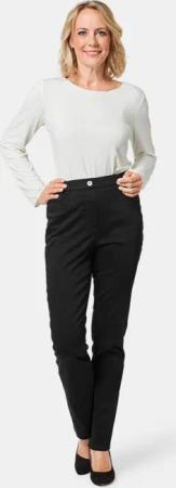 Leichte Baumwollschlupfhose - schwarz - Gr. 38 von Goldner Fashion