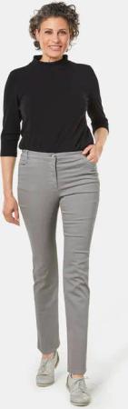 Hose im 5-Pocket-Stil - grau - Gr. 54 von Goldner Fashion