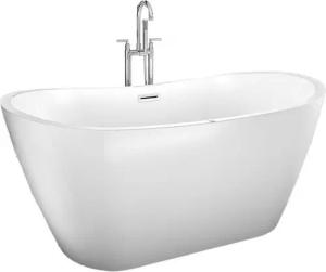AcquaVapore Whirlpool-Badewanne freistehende Badewanne Wanne F13 180x92cm Whirlpool Armatur AF03, (1-tlg)
