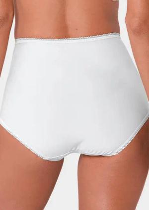 Miederhose mit Baumwolle - weiß - Gr. 38 von Goldner Fashion