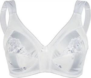 Bequemer Soft-BH mit Spitze - weiß - Gr. 120 C von Goldner Fashion