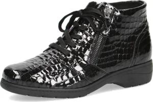 Halbstiefel - lackschwarz - Gr. 39 von Goldner Fashion