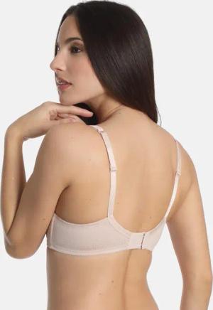 Bügel-BH mit Spitze - haut - Gr. 75 C von Goldner Fashion