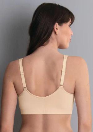 Bustier mit Vorderverschluss und herausnehmbaren Schaumcups - haut - Gr. M von Goldner Fashion