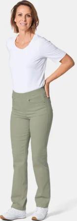 Jeansschlupfhose - graugrün - Gr. 27 von Goldner Fashion