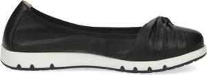 Ballerina aus hochwertigem Leder - schwarz - Gr. 39 von Goldner Fashion