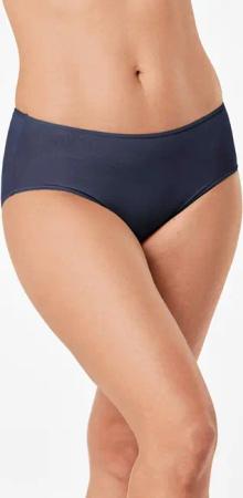 Hochwertiger, glatter Taillenslip - dunkelblau - Gr. M von Goldner Fashion