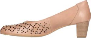 Pumps mit modischer Lochung - beige - Gr. 7 von Goldner Fashion