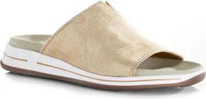 Pantoletten - beige - Gr. 38 von Goldner Fashion