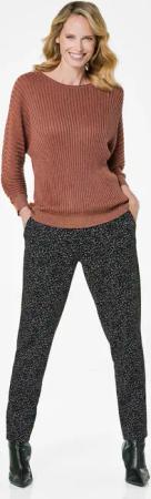 Pullover mit Fledermausärmeln - cognac - Gr. 20/21 von Goldner Fashion