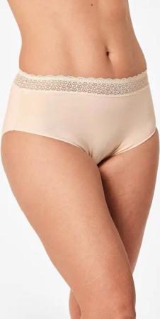 Modal-Taillenslip im Doppelpack - beige - Gr. S von Goldner Fashion