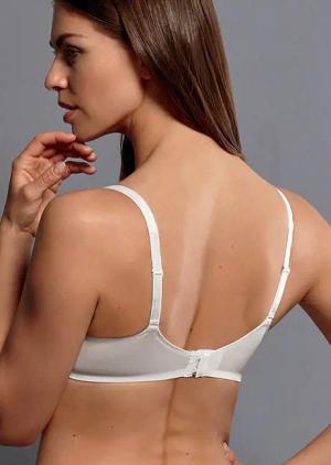 Bügel-BH mit Spitze - champagner - Gr. 105 E von Goldner Fashion