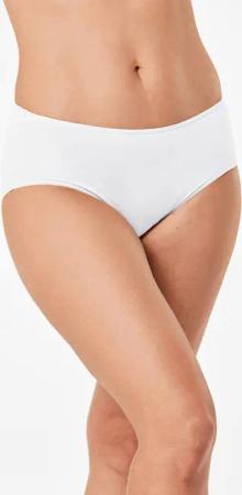 Hochwertiger, glatter Taillenslip - weiß - Gr. XL von Goldner Fashion