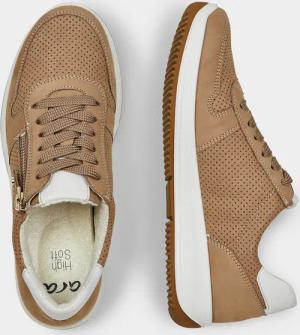 Sneaker mit komfortablem Reißverschluss - beige - Gr. 40 von Goldner Fashion