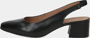 Slingpumps aus hochwertigem Leder - schwarz - Gr. 36 von Goldner Fashion