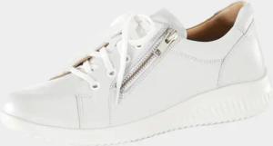 Halbschuhe aus Leder in sportiver Optik - cremeweiß - Gr. 41 von Goldner Fashion