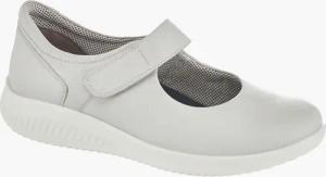 Slipper mit verstellbarem Klettverschluss - cremeweiß - Gr. 36 von Goldner Fashion