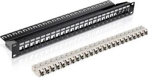 PureLink PureLink MCA051 Keystone Patchpanel 24 Port Keystone (Panel +24 Kupplu LAN-Kabel