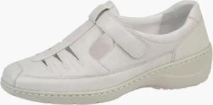 Slipper mit verstellbarem Klettverschluss - stein - Gr. 36 von Goldner Fashion