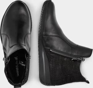 Stiefelette mit Reißverschluss - schwarz - Gr. 41 von Goldner Fashion