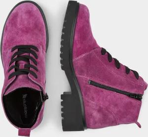 Schnürstiefelette - pink - Gr. 38,5 von Goldner Fashion