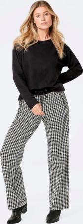 Shirt in Flausch-Qualität - schwarz - Gr. 38 von Goldner Fashion