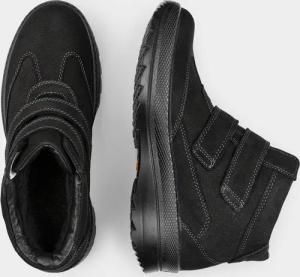 Stiefelette mit Klettverschluss - schwarz - Gr. 39 von Goldner Fashion